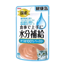 Aixia Kenko Pouch Water Supplement Skipjack Tuna Paste 40g (12 Pouches)